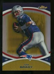 Tom Brady [Gold Refractor] #40 Football Cards 2010 Topps Finest Prices