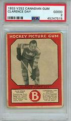 Clarence Day Hockey Cards 1933 V252 Canadian Gum Prices