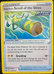 JAPANESE Pokemon Card Rapid Strike Scroll: Vortex Scroll 065/070 S5R NM/M