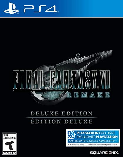 Final Fantasy VII Remake [Deluxe Edition] Cover Art