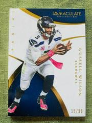 Russell Wilson [Gold] #5 Football Cards 2015 Panini Immaculate Prices