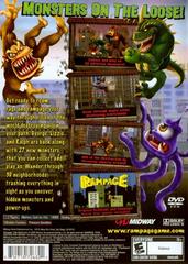 Back Cover | Rampage Total Destruction Playstation 2