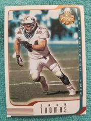 Zach Thomas #14 Football Cards 2002 Fleer Focus Jersey Edition Prices
