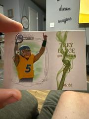 Trey Lance [Green] #MSG-6 Football Cards 2021 Wild Card Matte Prices