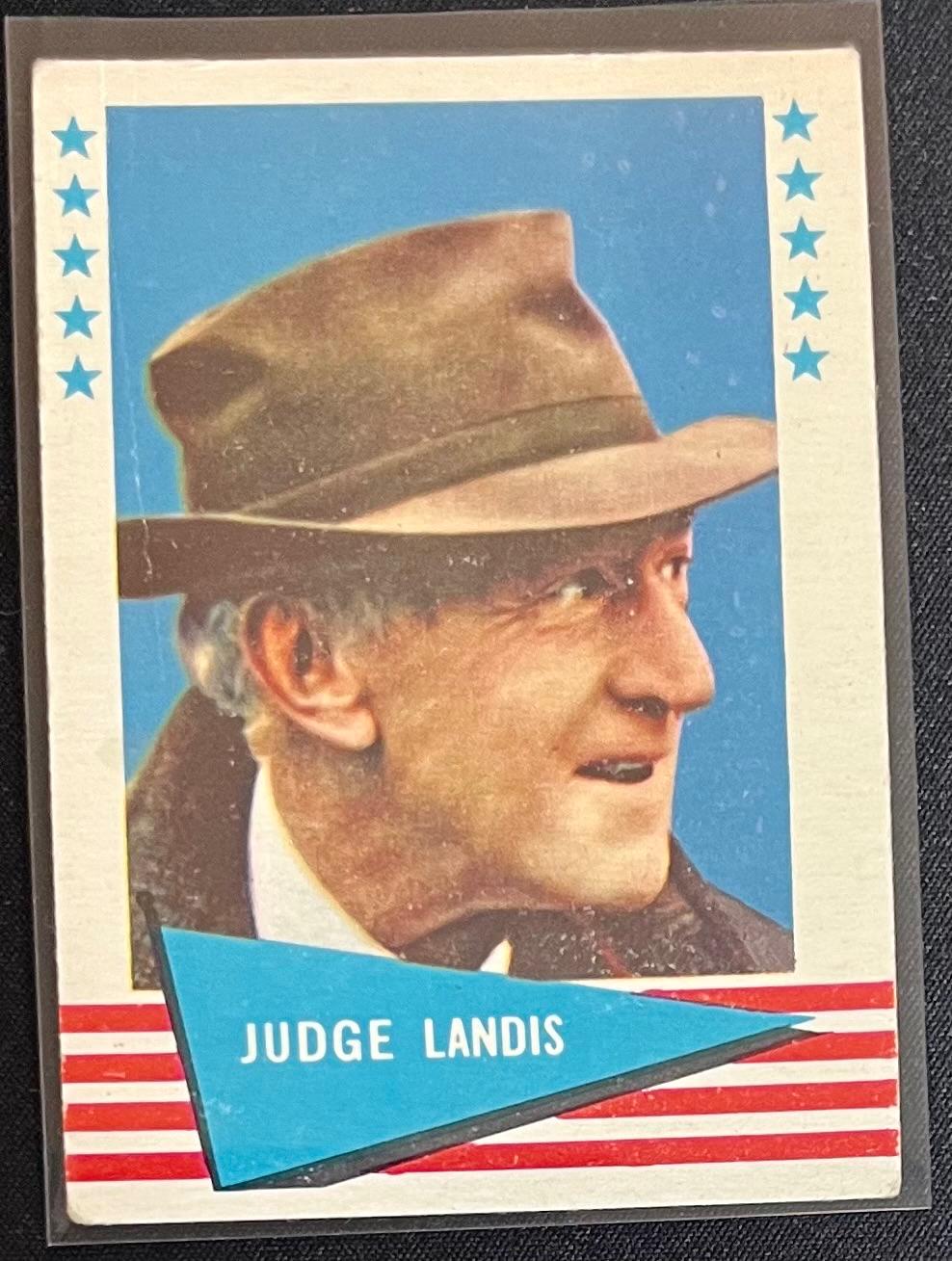 Judge Landis Ungraded 1961 Fleer
