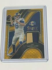 Jared Goff [Gold Prizm] Football Cards 2020 Panini Select Swatches Prices