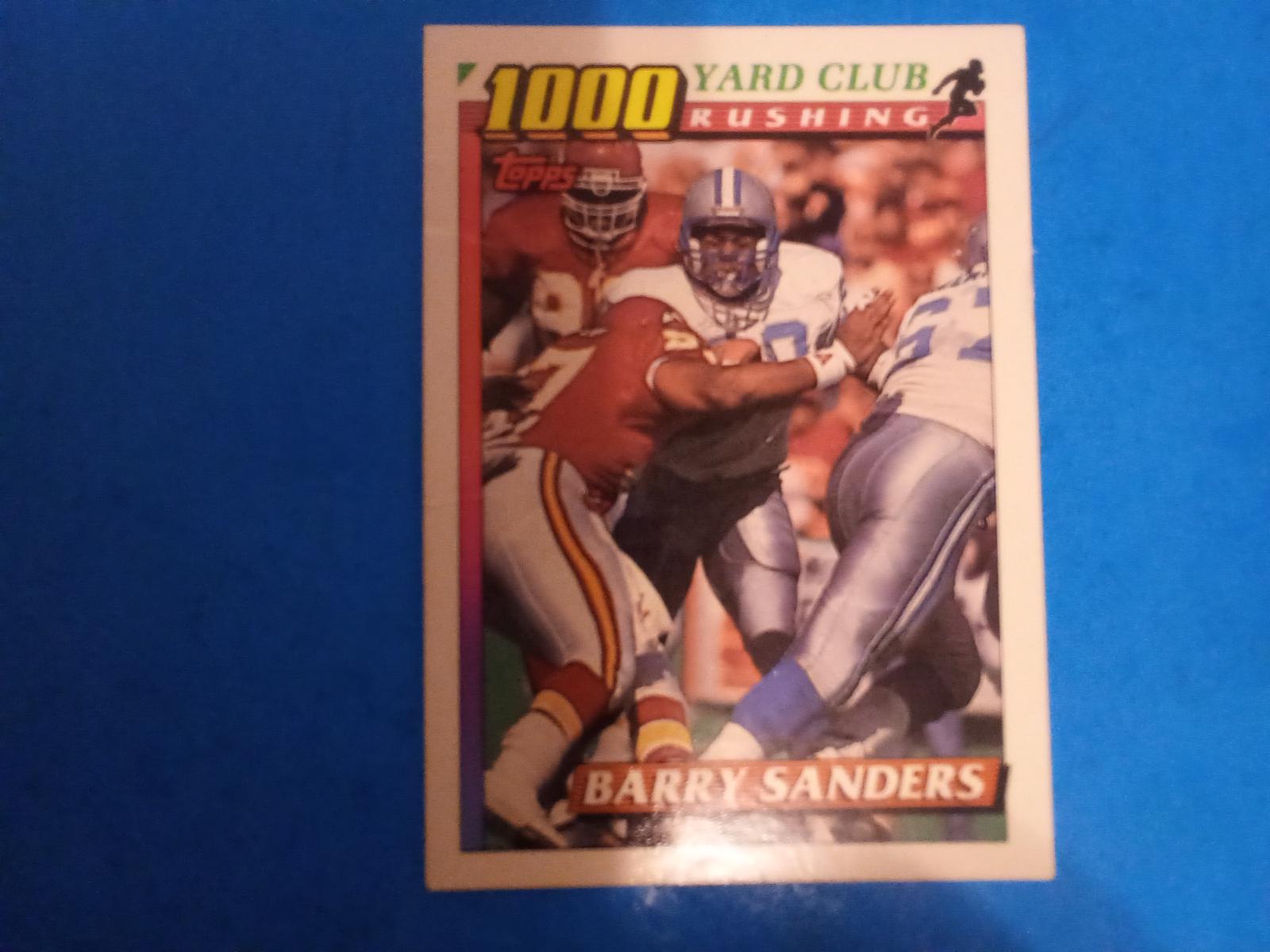 Barry Sanders | Ungraded | 1991 Topps 1000 Yard Club