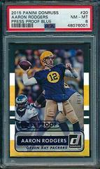 Aaron Rodgers [Press Proof Blue] #20 Football Cards 2015 Panini Donruss Prices