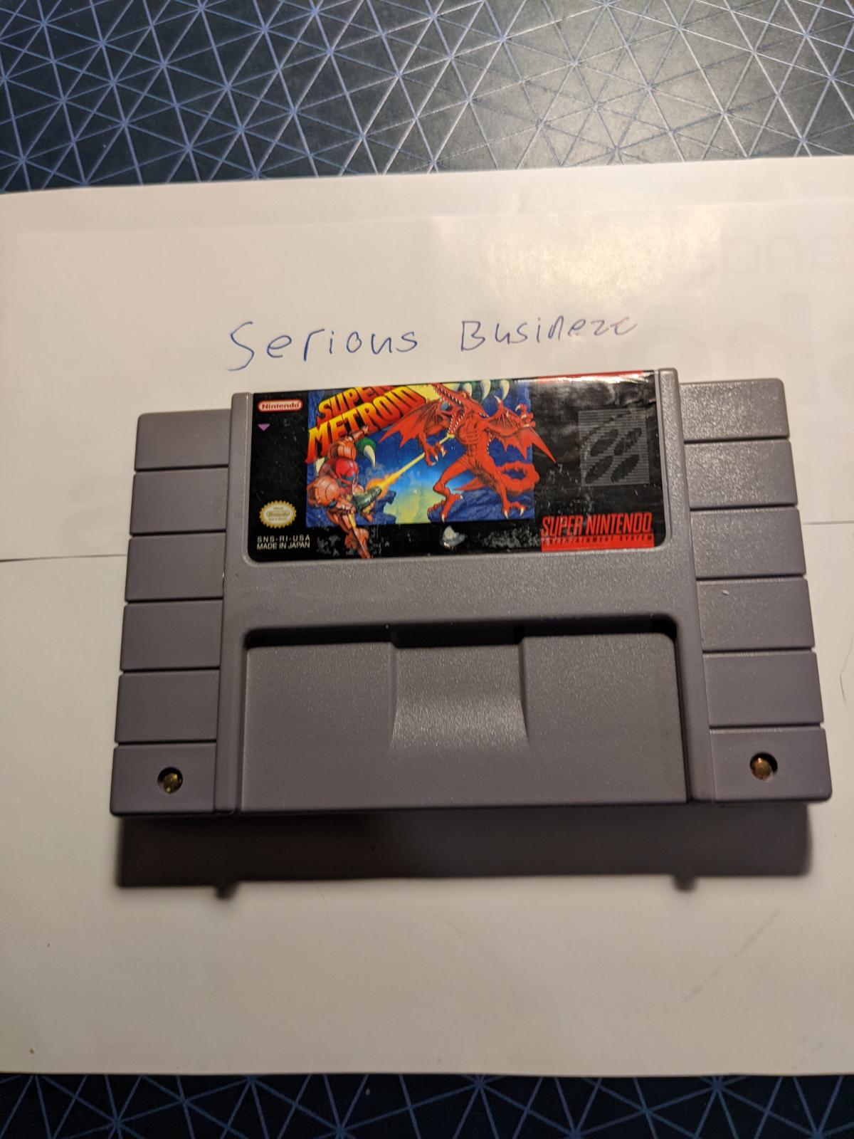 Super Metroid Item Only Super Nintendo