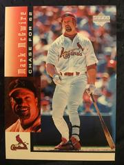 Mark McGwire #12 of 30 Baseball Cards 1998 Upper Deck McGwire's Chase for 62 Prices
