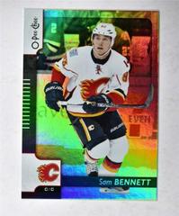 Sam Bennett [Black Rainbow Foil] Hockey Cards 2017 O Pee Chee Prices