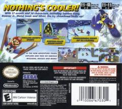 Back Cover | Mario and Sonic at the Olympic Winter Games Nintendo DS