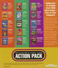 Back Cover | Activision's Atari 2600 Action Pack PC Games