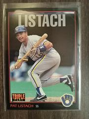 Pat Listach Baseball Cards 1993 Panini Donruss Triple Play Prices