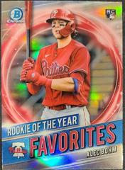 Alec Bohm [Mega Box Mojo] #RRY-AB Baseball Cards 2021 Bowman Chrome Rookie of the Year Favorites Prices
