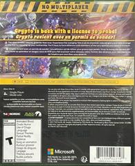 Back Cover | Destroy All Humans! 2: Single Player Xbox One