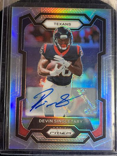 Devin Singletary [Autograph Silver] #119 photo