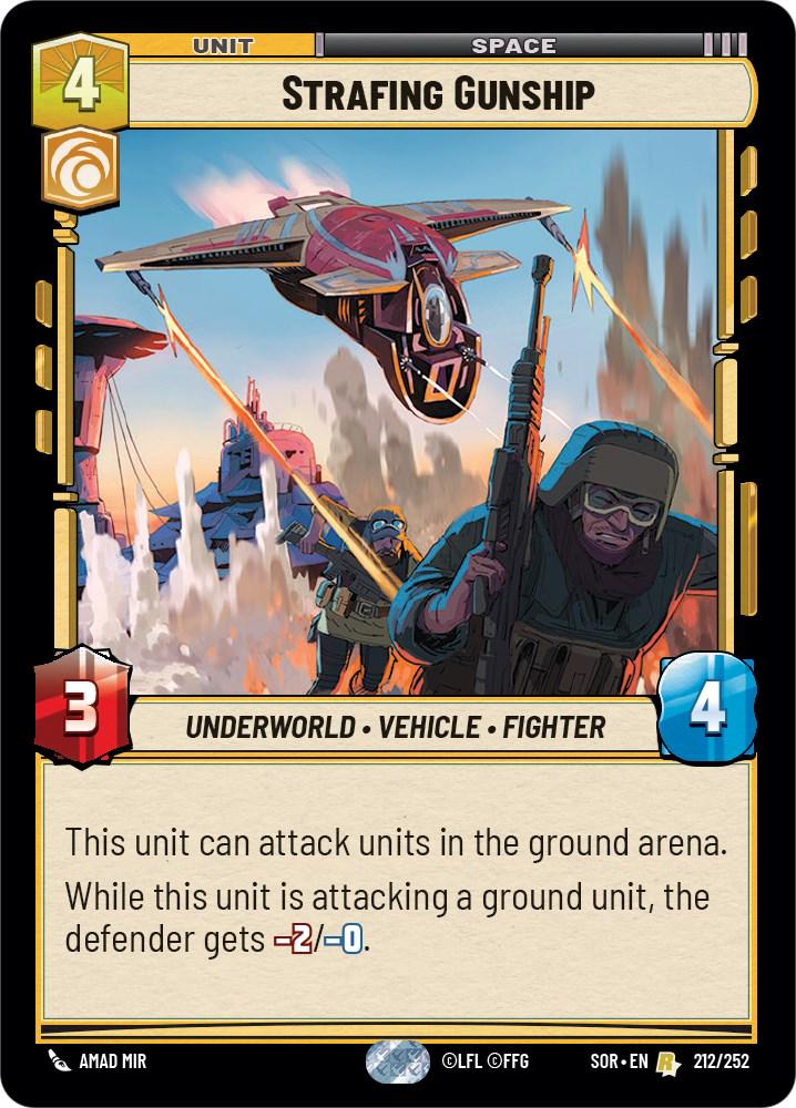 Strafing Gunship [Foil] #212 Star Wars Unlimited: Spark of Rebellion