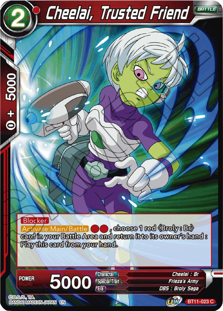 Cheelai, Trusted Friend [Foil] BT11-023 Dragon Ball Super Vermilion Bloodline