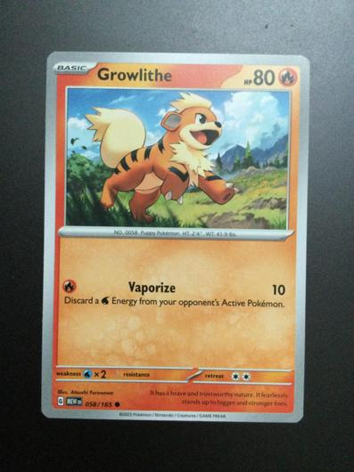 Growlithe #58 photo