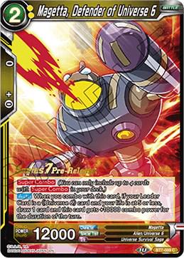 Magetta, Defender of Universe 6 BT7-089 Dragon Ball Super Series 7 Pre-Release Promos