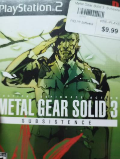 Metal Gear Solid 3 Subsistence photo