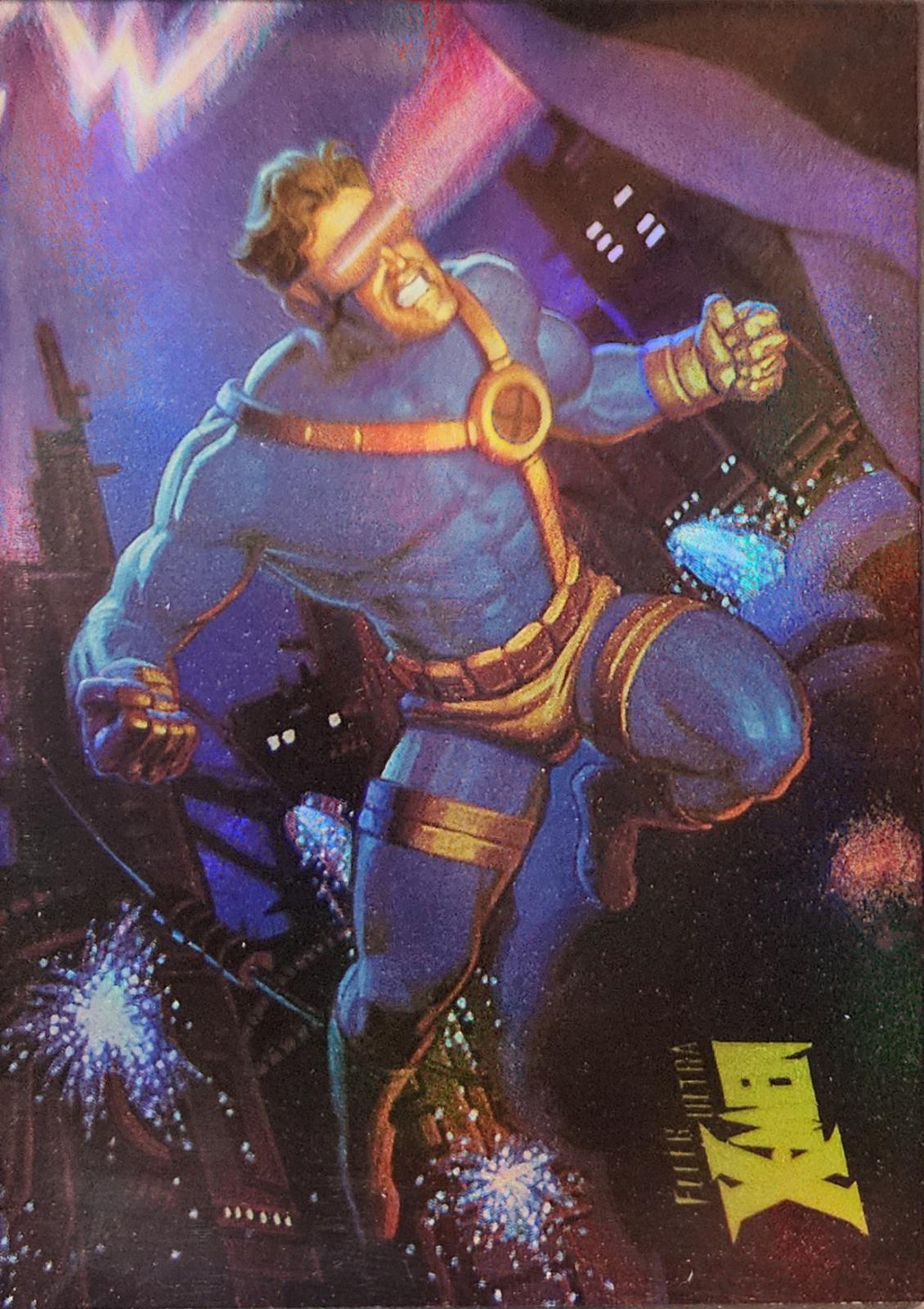 Cyclops [Holoflash] #8 Marvel 1996 Ultra X-Men Wolverine