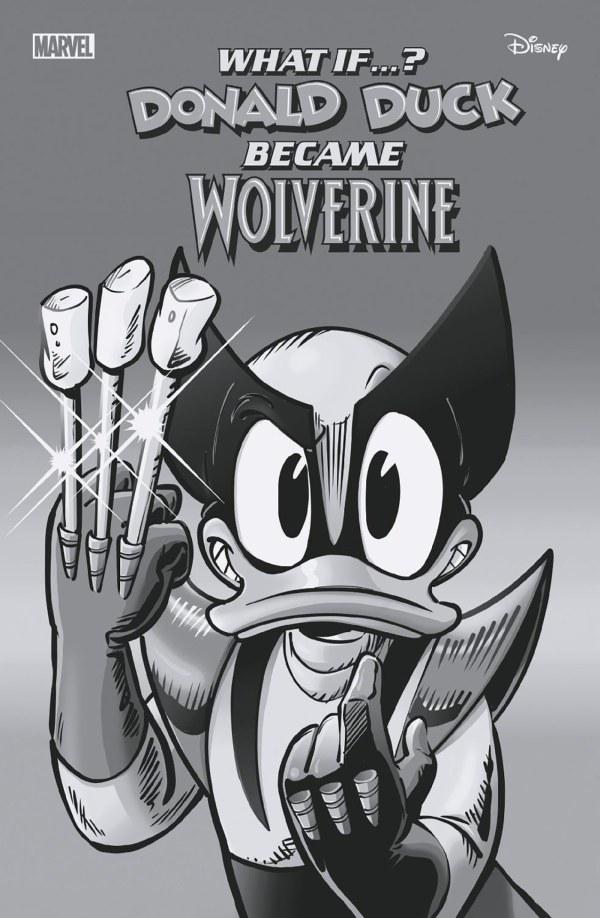 Marvel & Disney: What If? Donald Duck Became Wolverine [Perissinotto Sketch] #1 (2024) Comic Books Marvel & Disney: What If? Donald Duck Became Wolverine