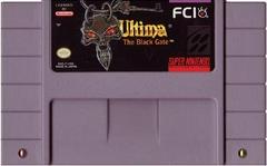 Cartridge Front | Ultima The Black Gate Super Nintendo