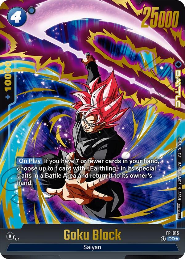 Goku Black FP-015 Dragon Ball Fusion World Judge Promo