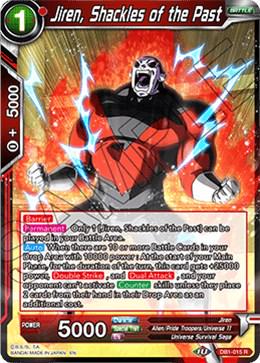 Jiren, Shackles of the Past DB1-015 Dragon Ball Super Dragon Brawl