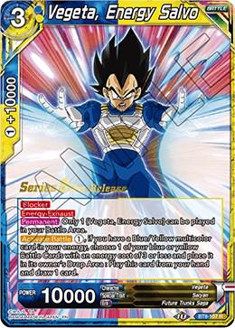 Vegeta, Energy Salvo BT8-107 Dragon Ball Super Malicious Machinations: Pre-Release Promos