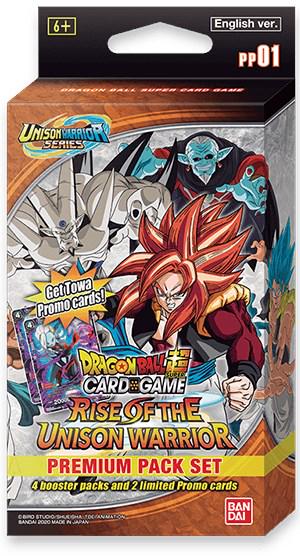 Rise of the Unison Warrior Premium Pack Set 01  Dragon Ball Super Rise of the Unison Warrior