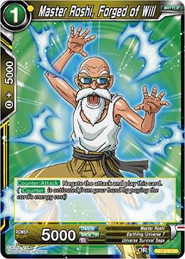 Master Roshi, Forged of Will TB1-076 Dragon Ball Super The Tournament of Power