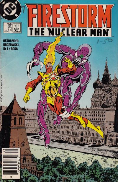 Firestorm [Newsstand] #72 (1988) Comic Books Firestorm