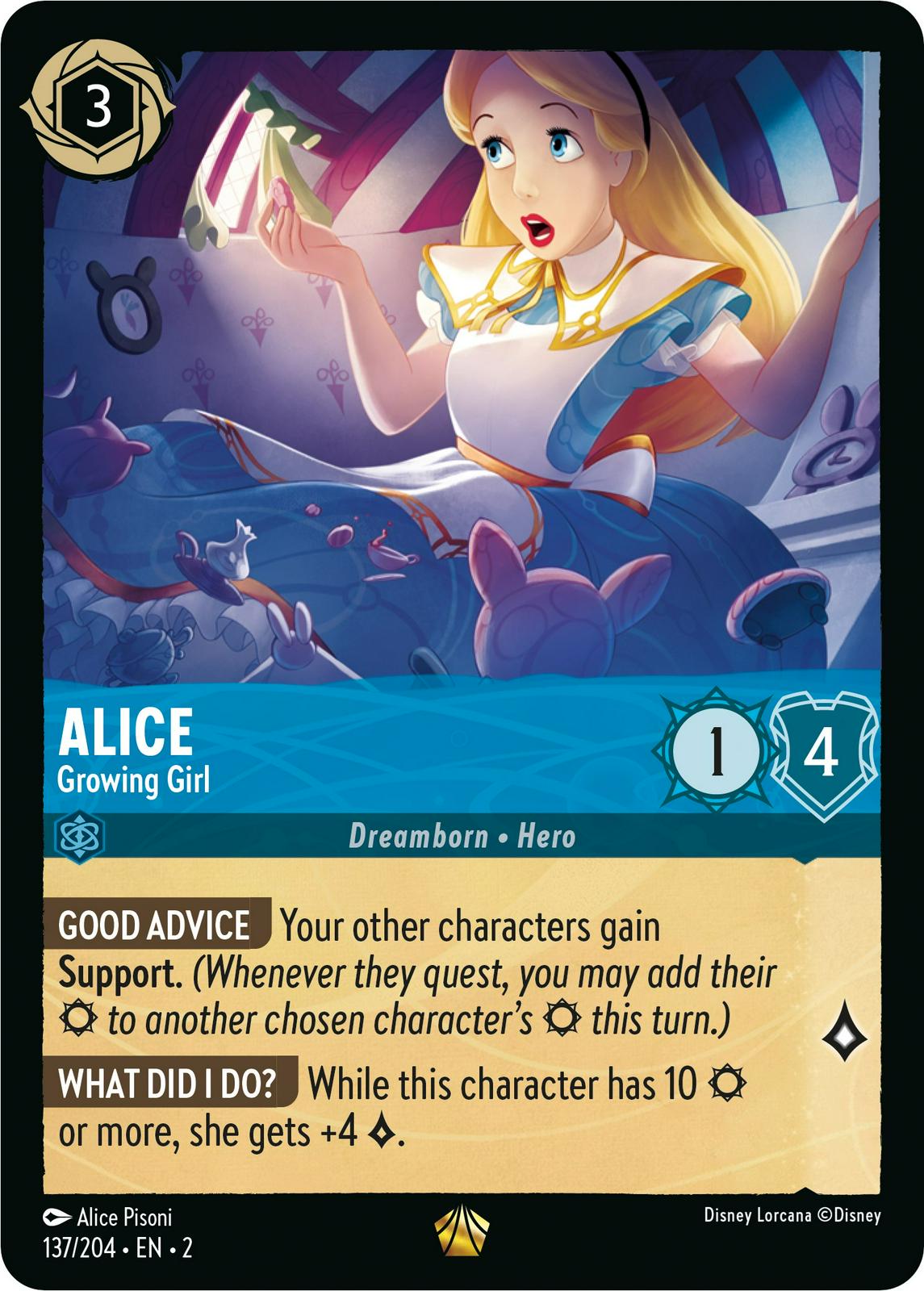 Alice - Growing Girl #137 Lorcana Rise of the Floodborn