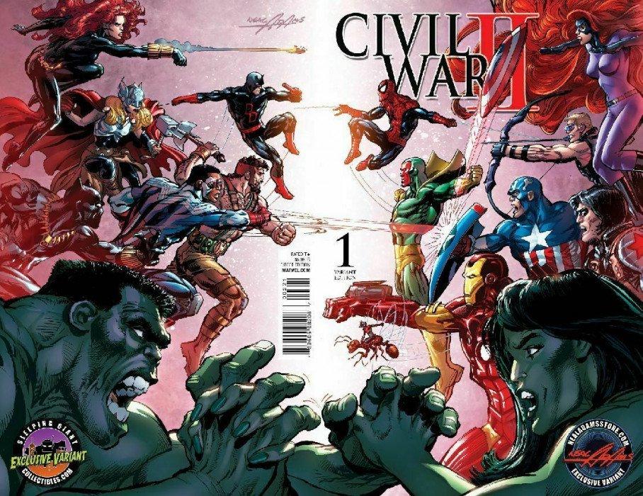 Civil War II [Adams] #1 (2016) Comic Books Civil War II