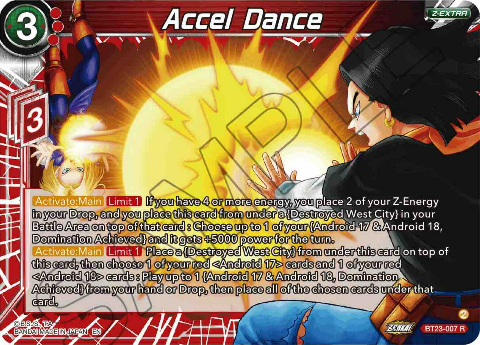 Accel Dance [Foil] BT23-007 Dragon Ball Super Perfect Combination