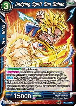 Undying Spirit Son Gohan BT7-029_PR Dragon Ball Super Series 7 Pre-Release Promos