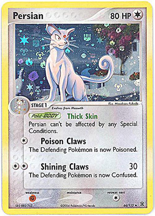 Persian [Reverse Holo] #44 Pokemon Fire Red & Leaf Green