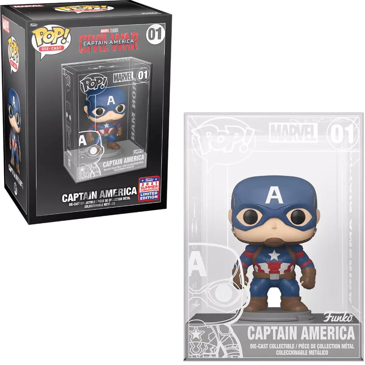 Captain America #1 Funko POP Die-Cast