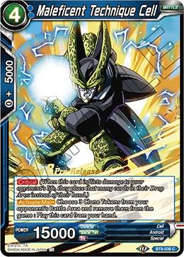 Maleficent Technique Cell BT8-038_PR Dragon Ball Super Malicious Machinations: Pre-Release Promos