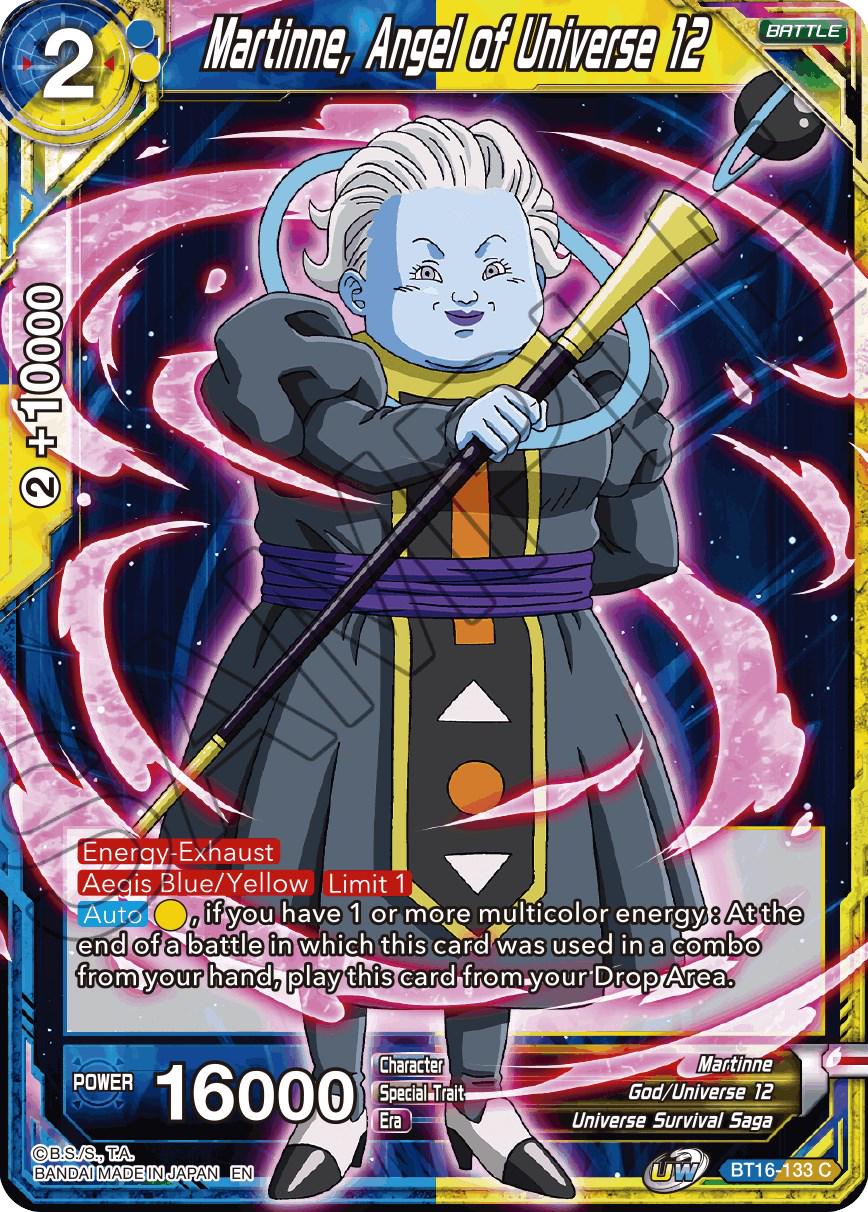 Martinne, Angel of Universe 12 BT16-133 Dragon Ball Super Realm of the Gods