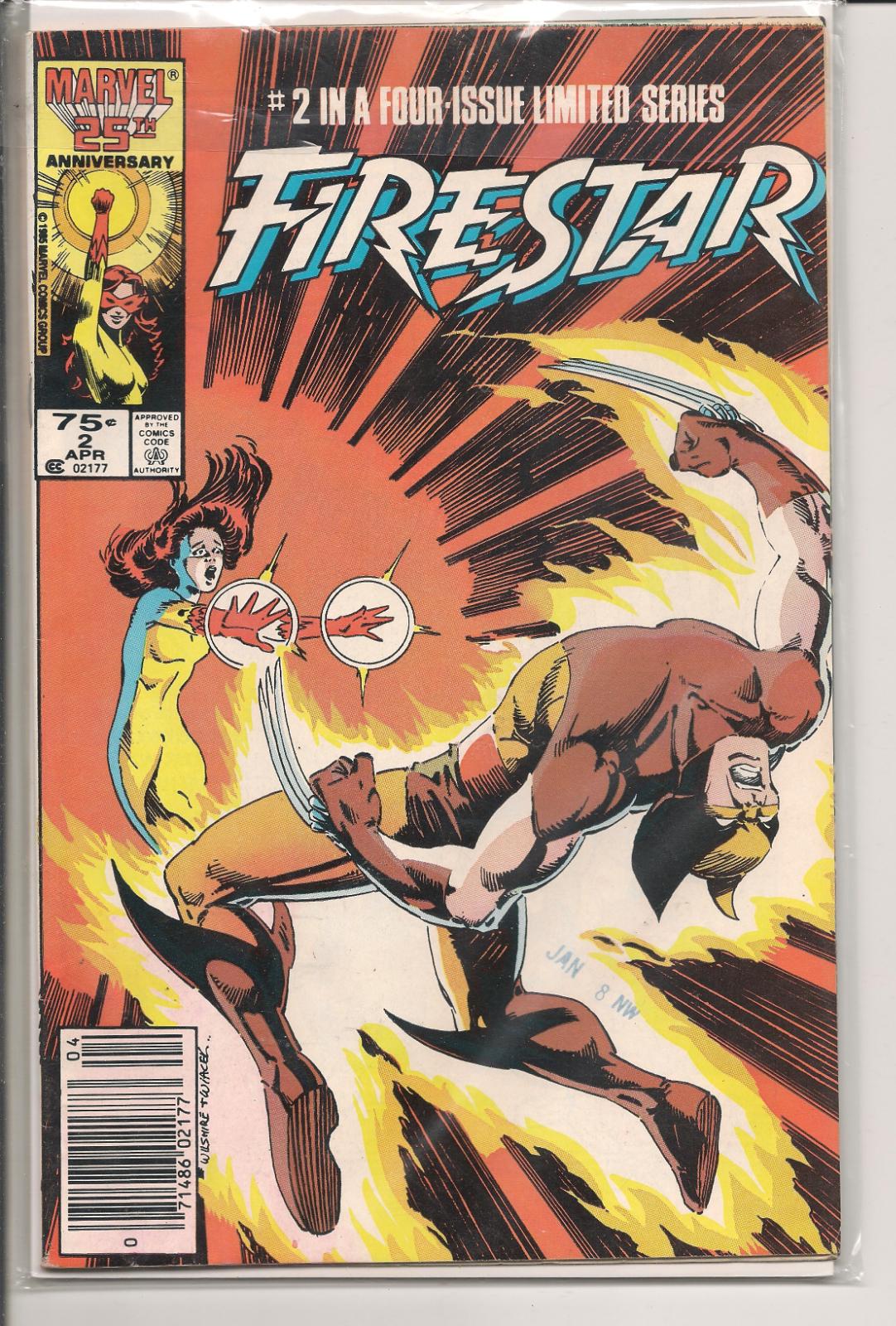 Firestar [Newsstand] #2 (1986) Comic Books Firestar