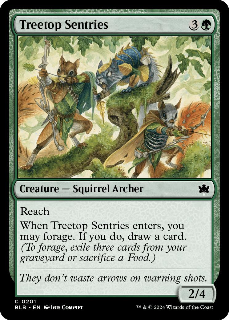 Treetop Sentries #201 Magic Bloomburrow