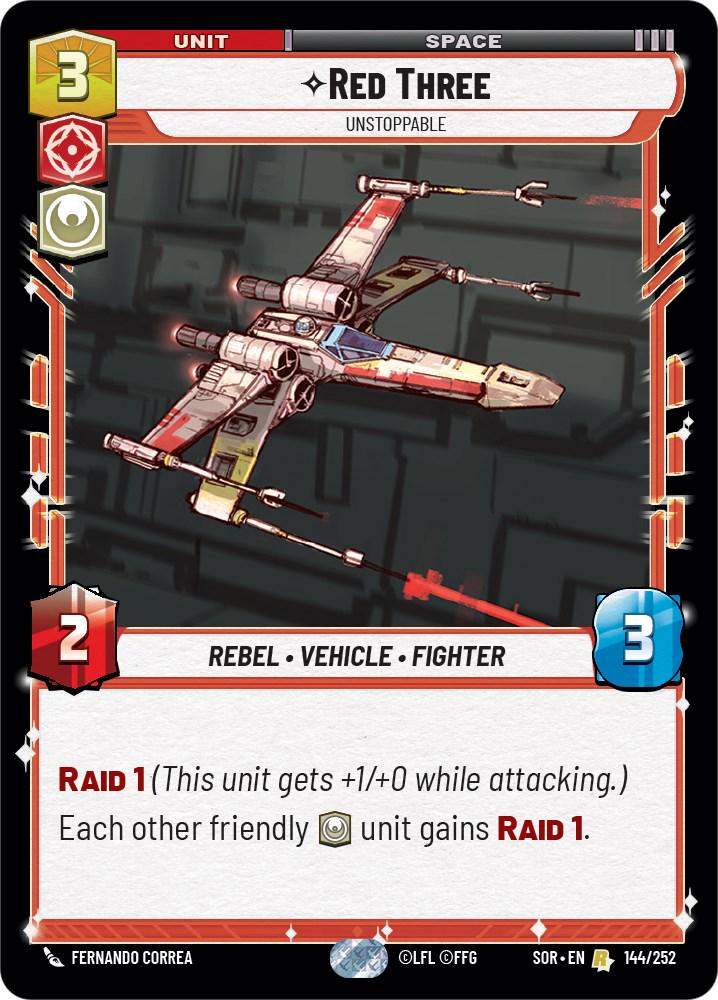 Red Three #144 Star Wars Unlimited: Spark of Rebellion