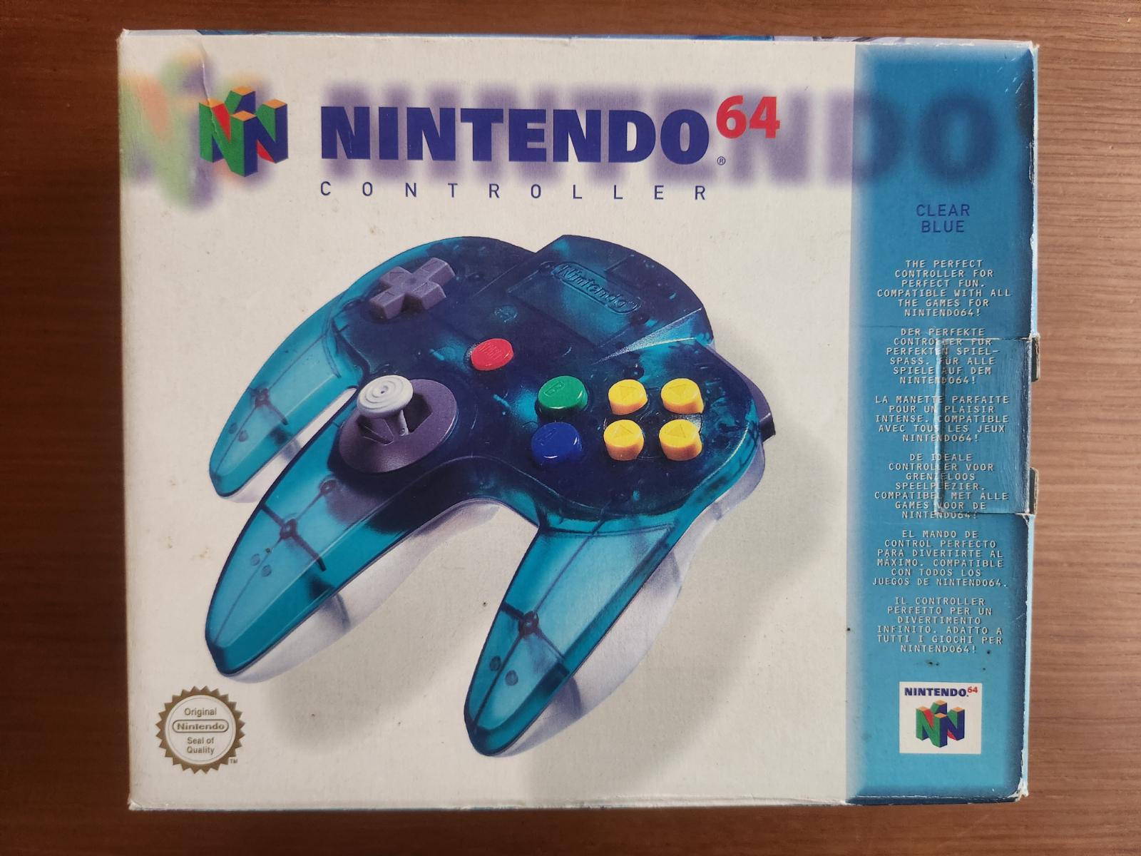 Ice Blue Controller PAL Nintendo 64