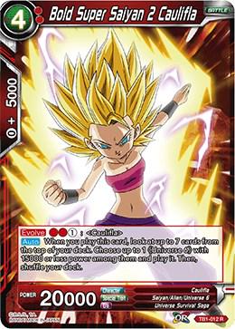 Bold Super Saiyan 2 Caulifla TB1-012 Dragon Ball Super The Tournament of Power