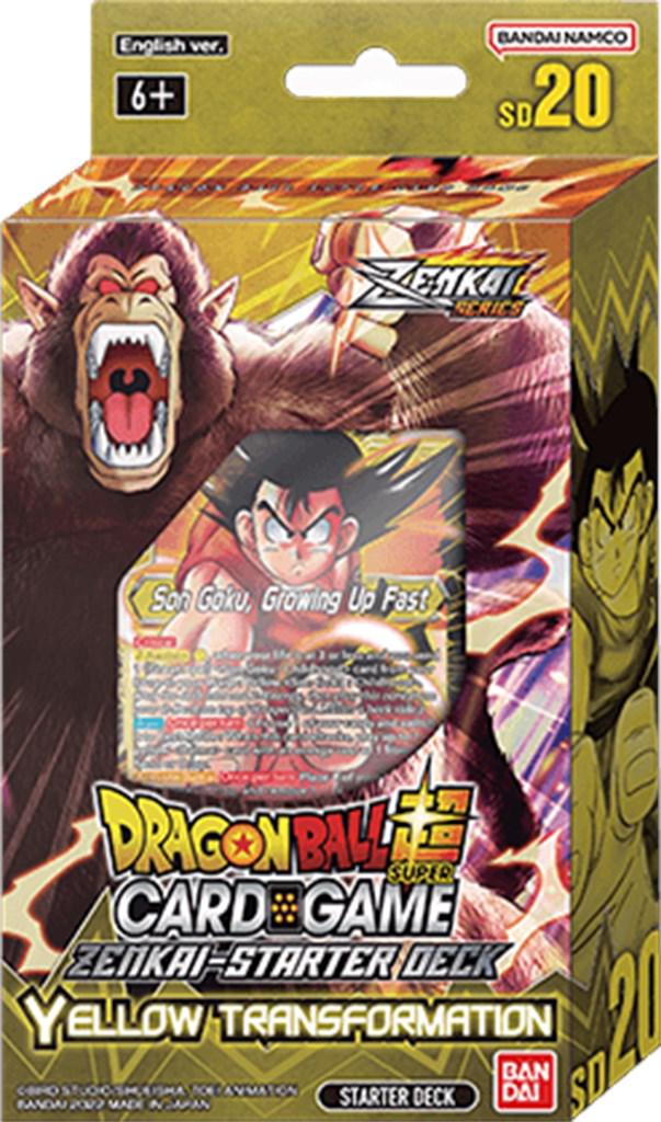 Starter Deck 20: Yellow Transformation  Dragon Ball Super Dawn of the Z-Legends