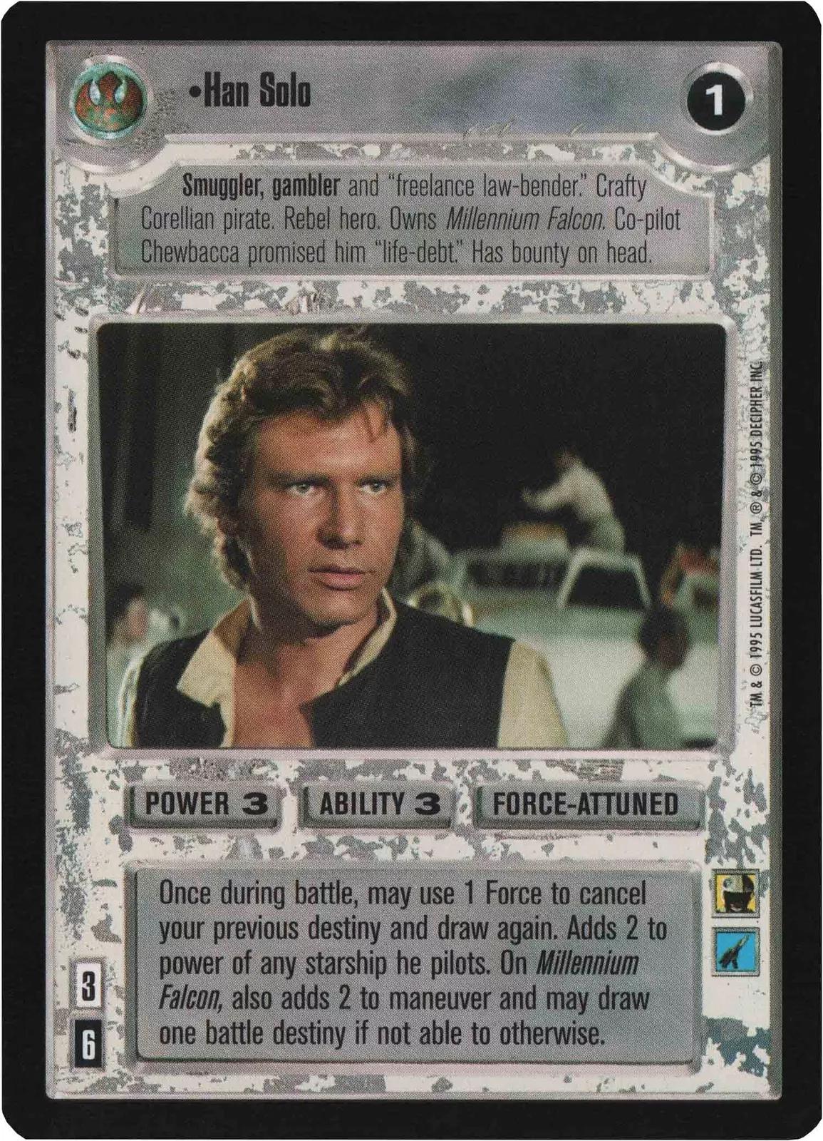 Han Solo [Limited] Star Wars CCG Premiere